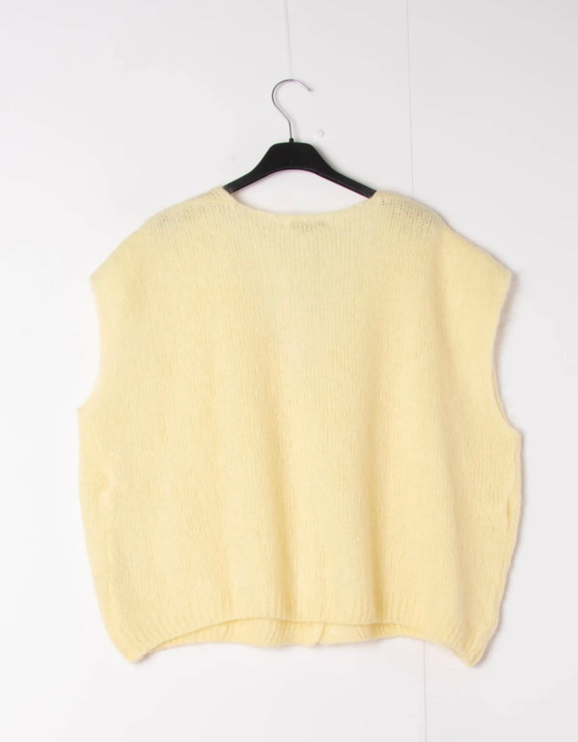 Gilet Sans Manches en Mohair – Doux & Léger