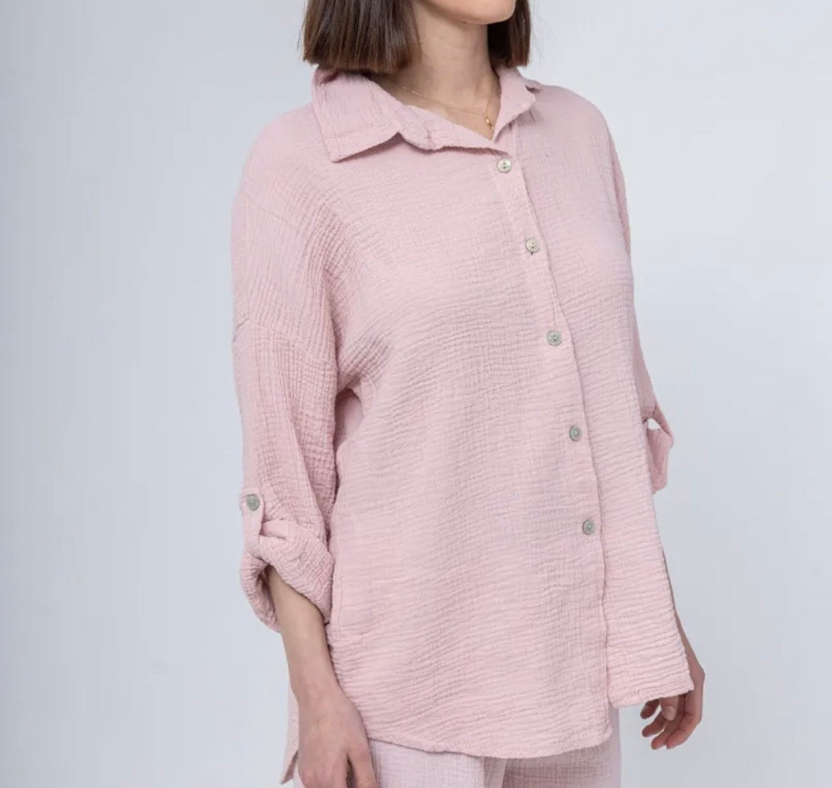 Chemise & Ensemble 100% gaz de coton – Collection Naturelle