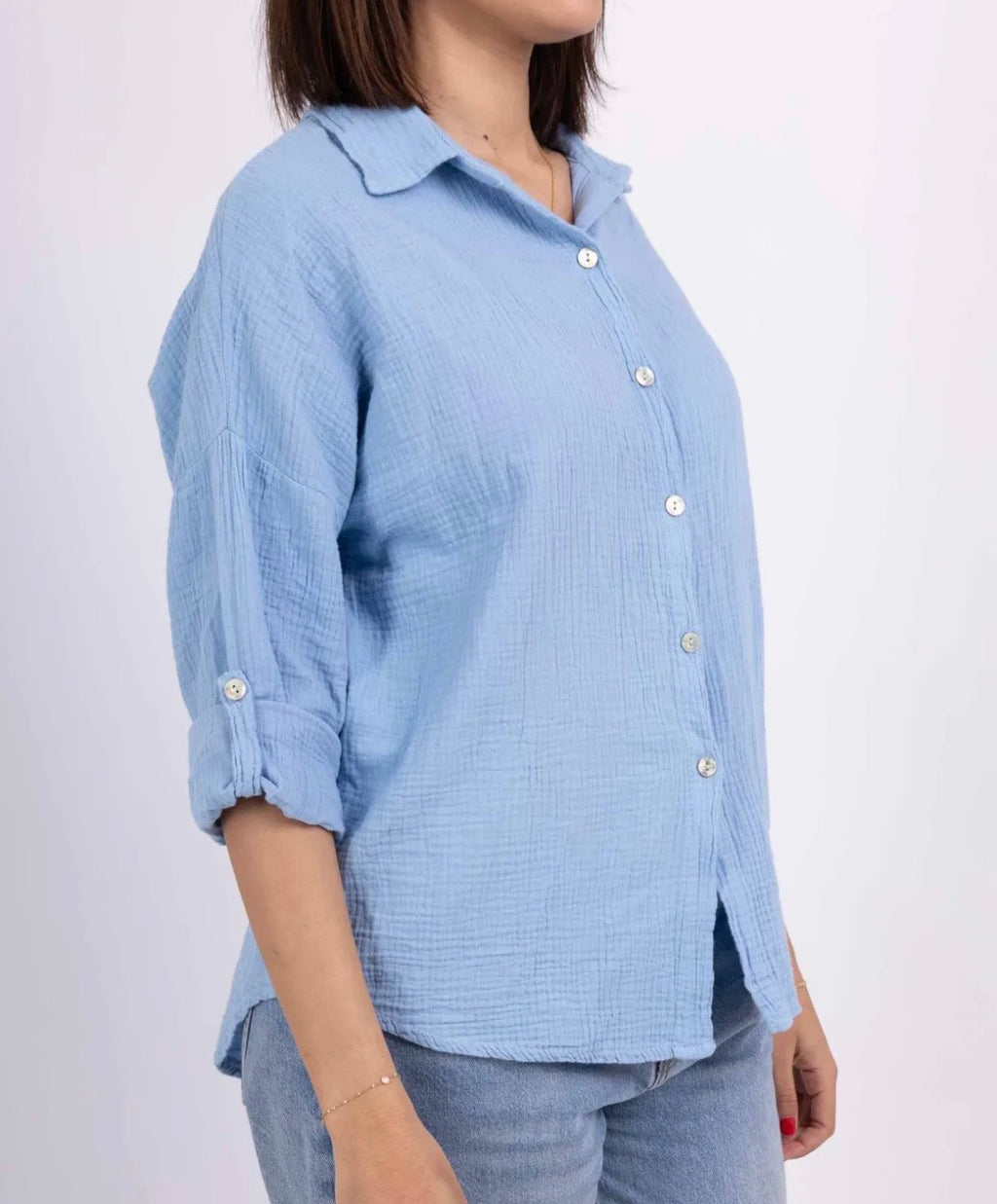 Chemise & Ensemble 100% gaz de coton – Collection Naturelle