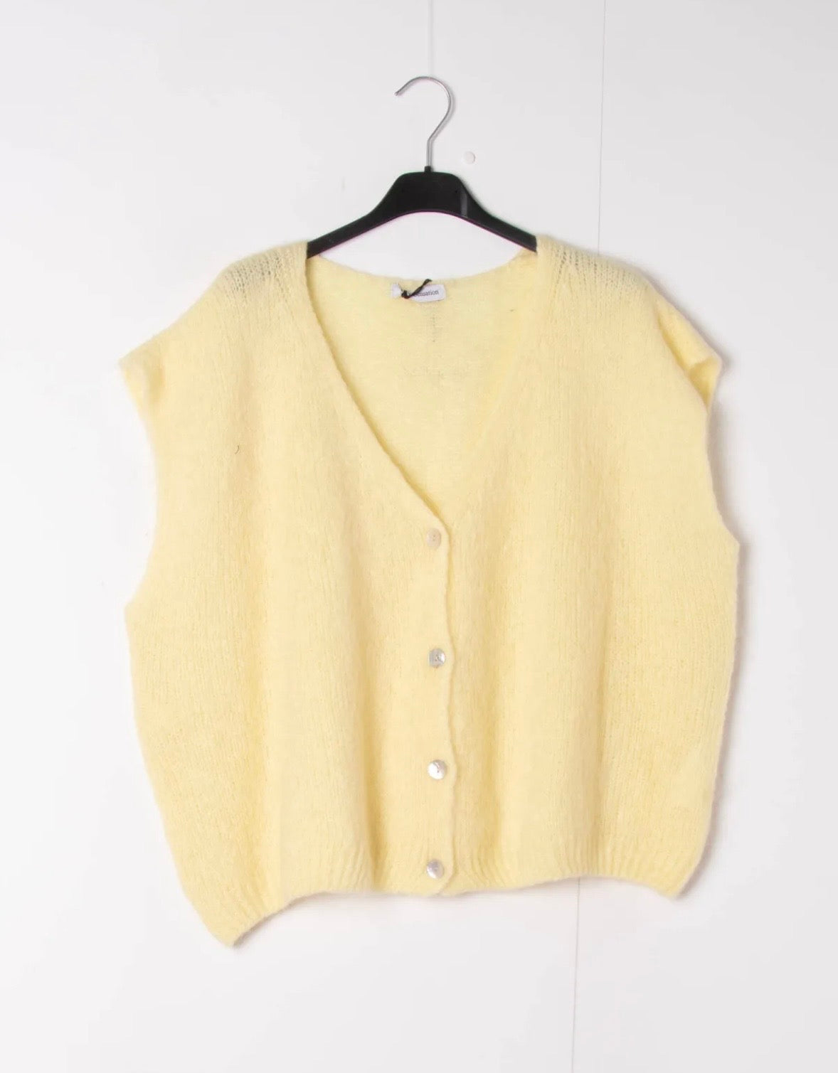 Gilet Sans Manches en Mohair – Doux & Léger