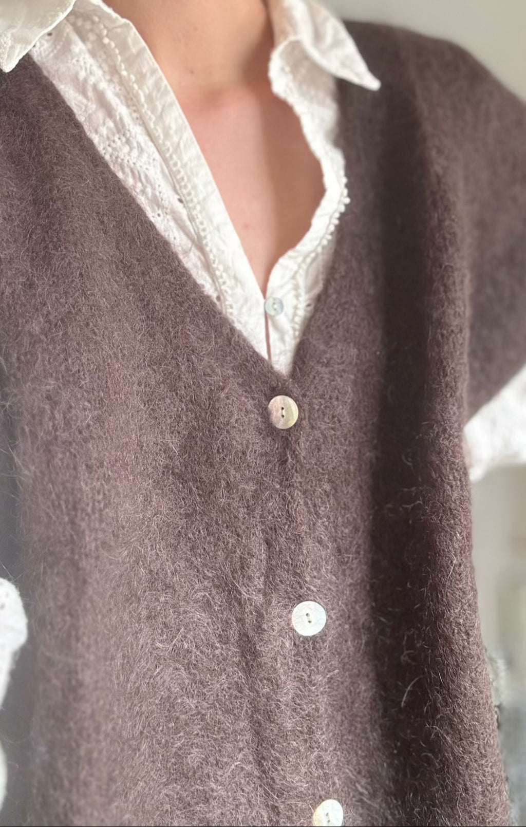 Gilet Sans Manches en Mohair – Doux & Léger