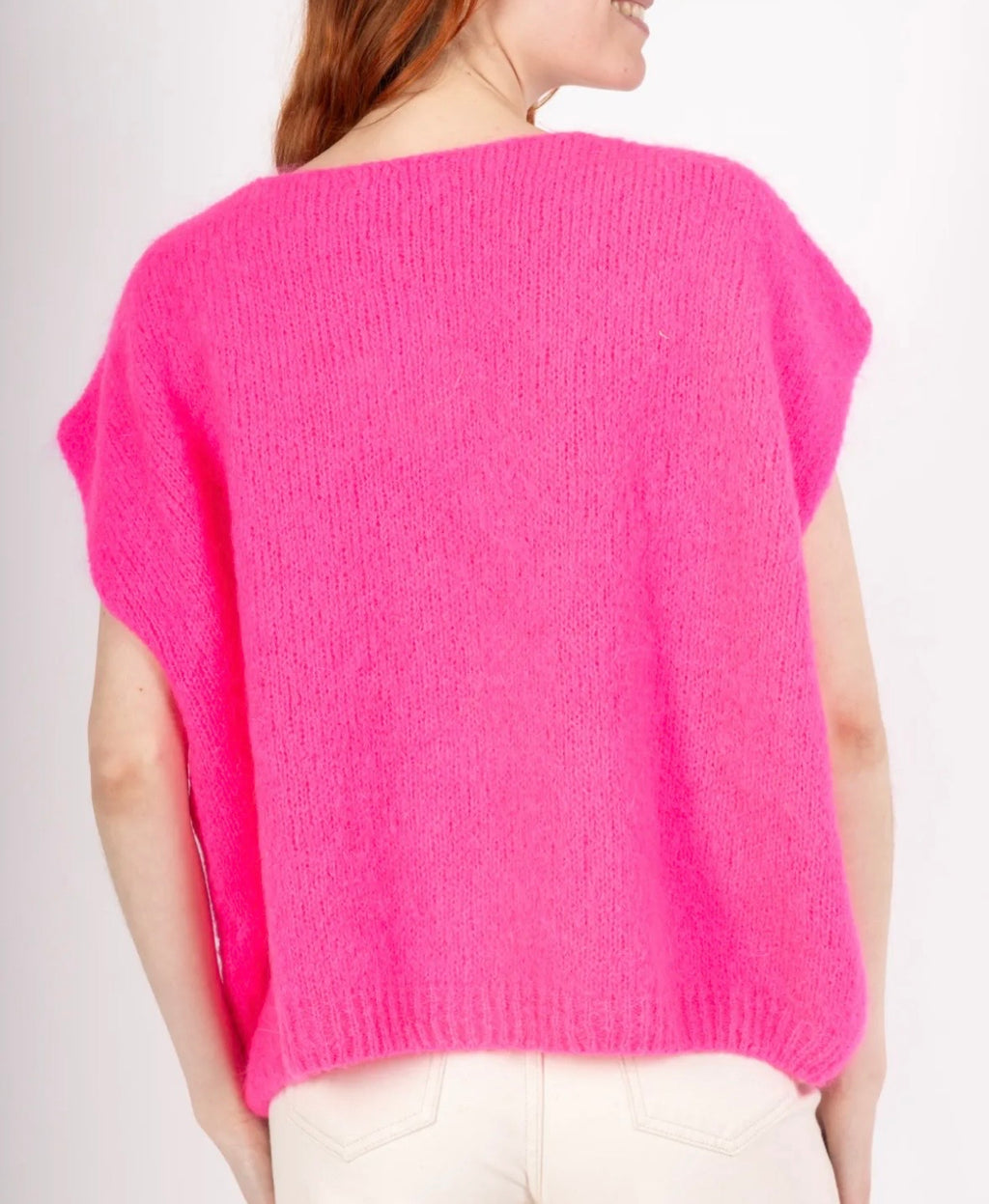 Gilet Sans Manches en Mohair – Doux & Léger