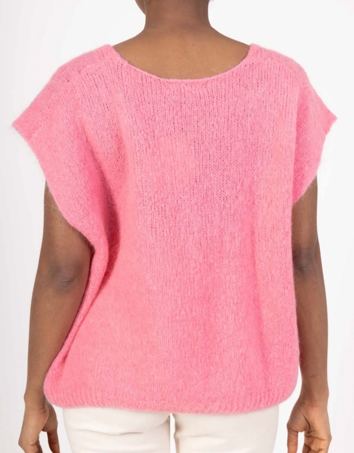 Gilet Sans Manches en Mohair – Doux & Léger