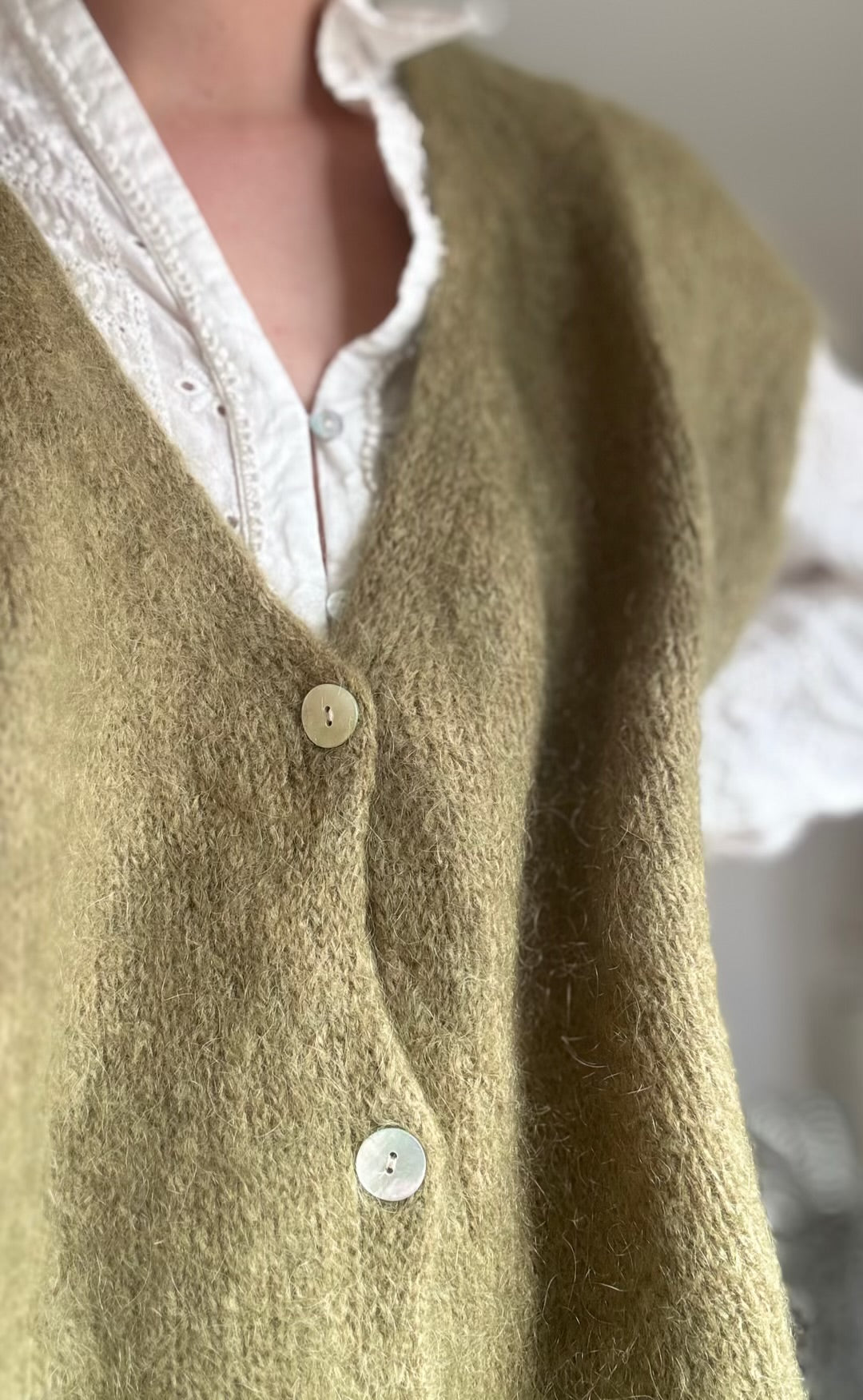 Gilet Sans Manches en Mohair – Doux & Léger