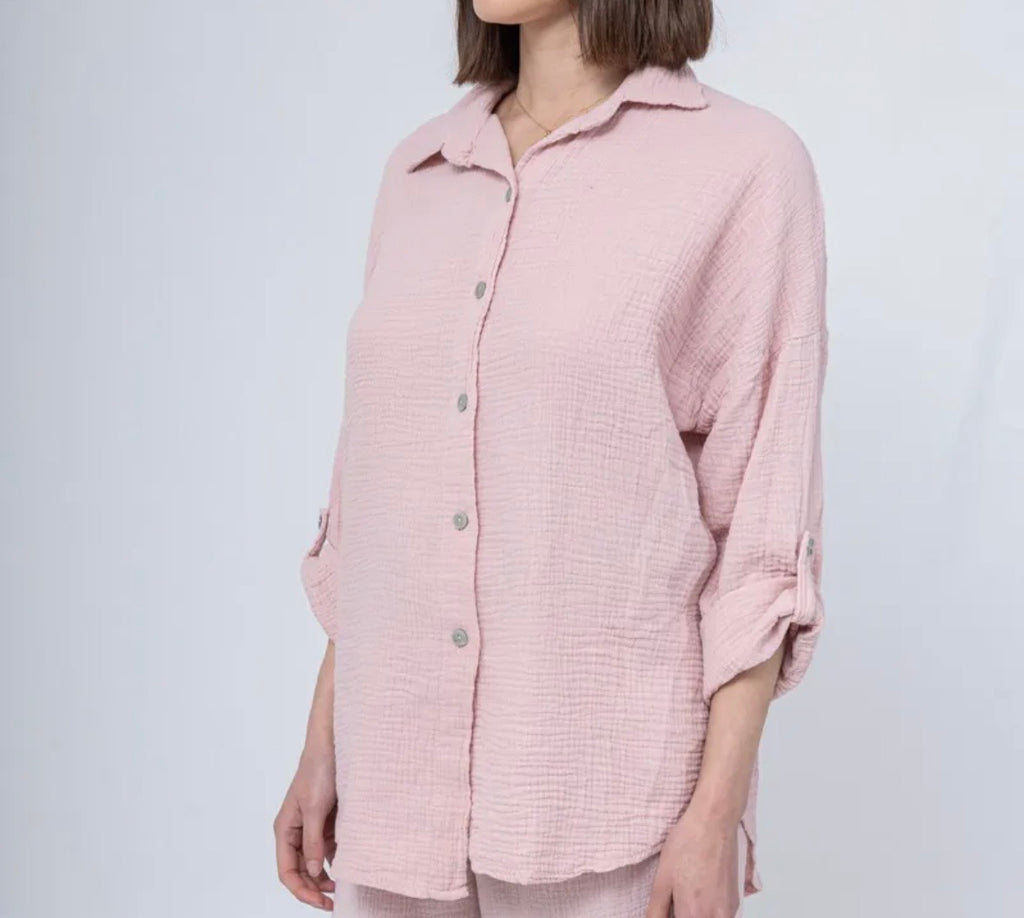 Chemise & Ensemble 100% gaz de coton – Collection Naturelle