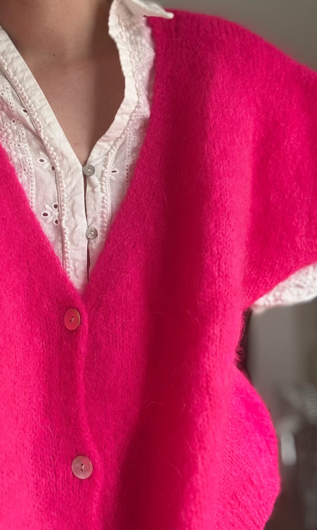 Gilet Sans Manches en Mohair – Doux & Léger