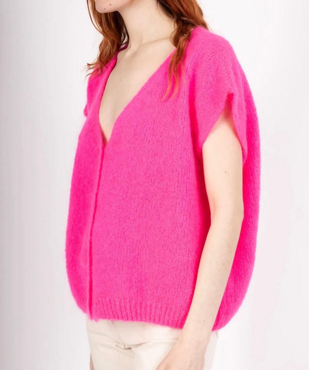 Gilet Sans Manches en Mohair – Doux & Léger