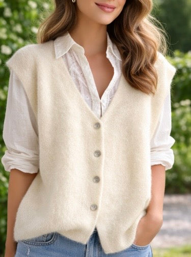 Gilets Sans Manches en Mohair – Doux & Léger