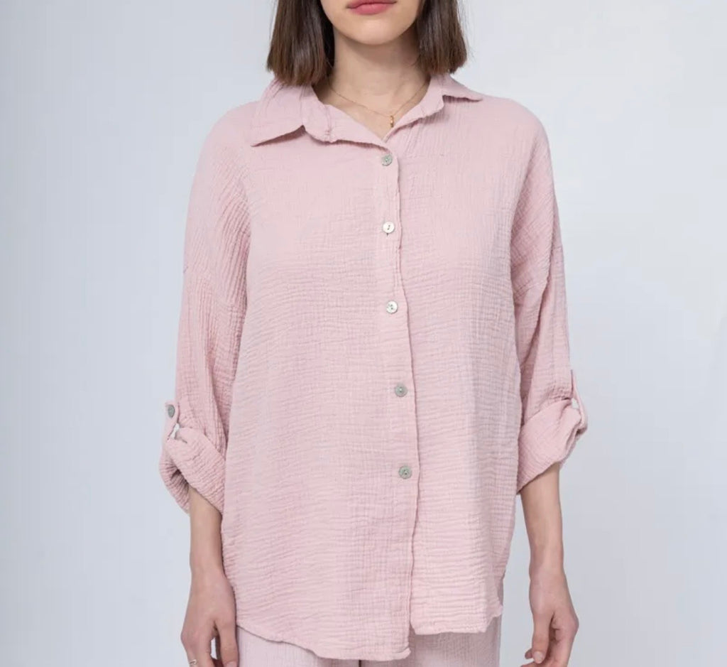 Chemise & Ensemble 100% gaz de coton – Collection Naturelle