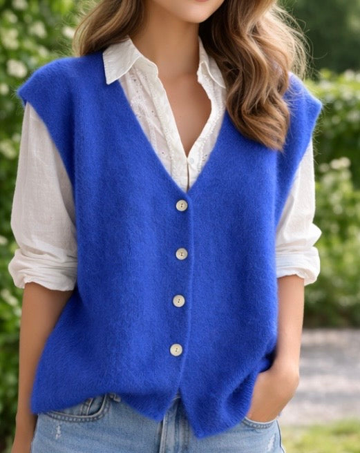 Gilets Sans Manches en Mohair – Doux & Léger