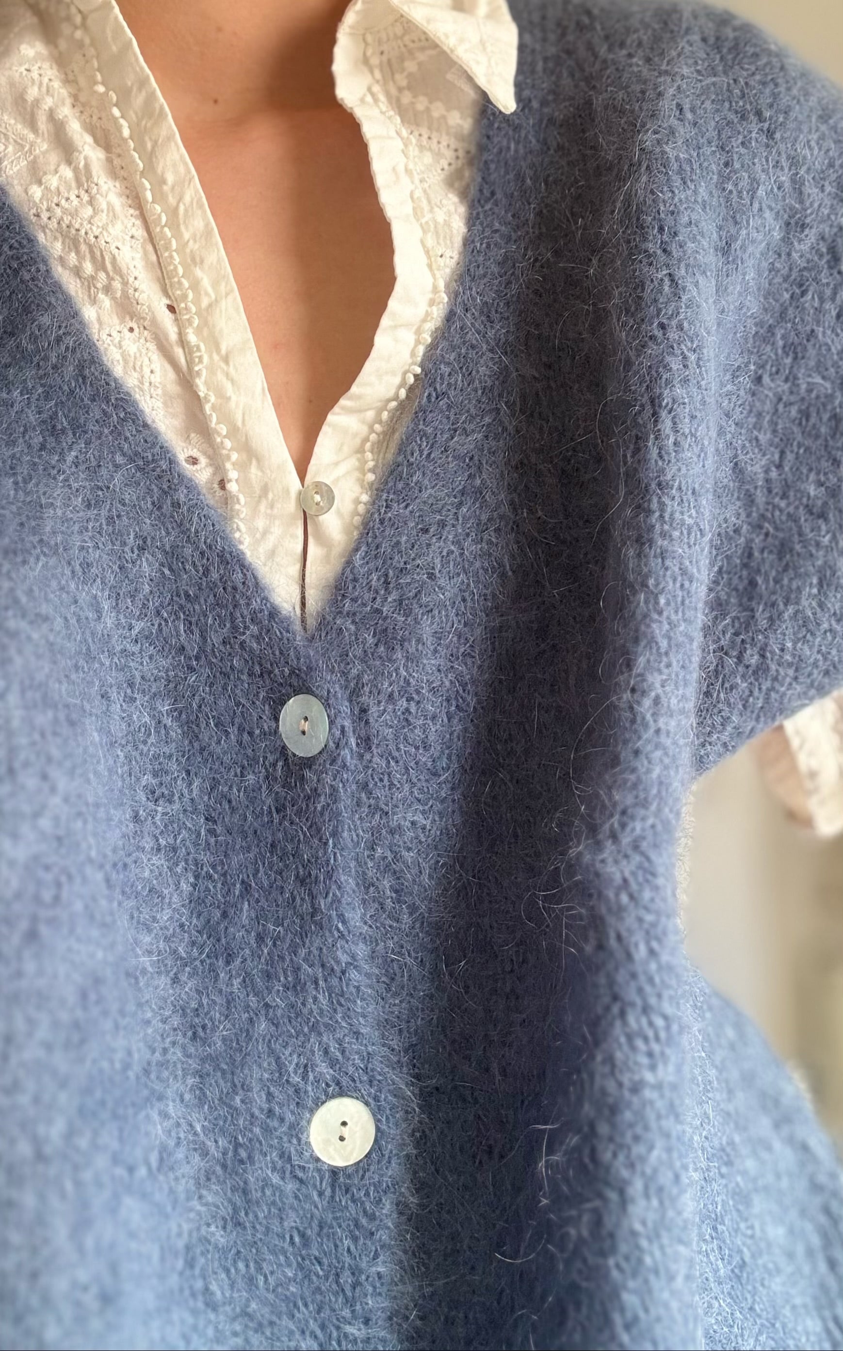 Gilet Sans Manches en Mohair – Doux & Léger