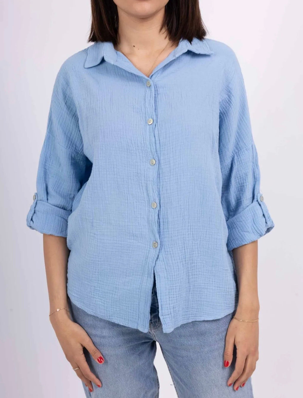 Chemise & Ensemble 100% gaz de coton – Collection Naturelle