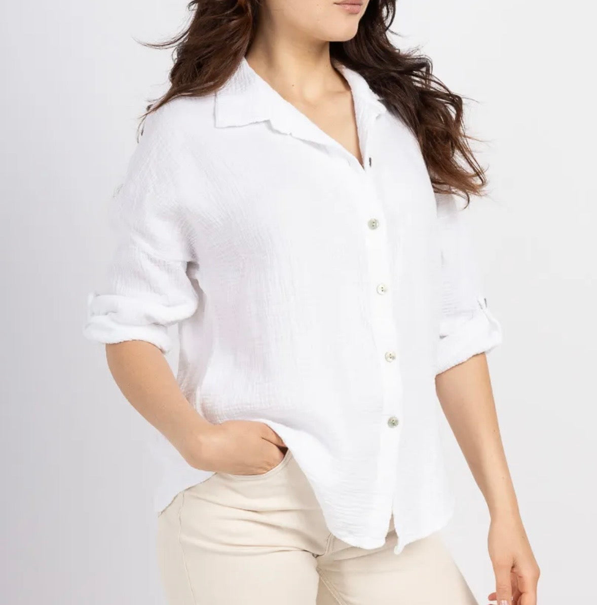 Chemise & Ensemble 100% gaz de coton – Collection Naturelle